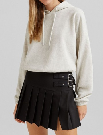 
						Fusta Bershka, negru