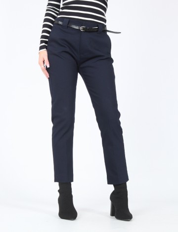 Pantaloni Bershka, bleumarin
