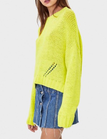 Bluza Oversize Bershka, verde