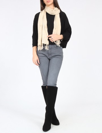 Esarfa Bershka, crem