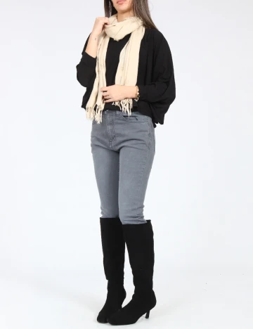 Esarfa Bershka, crem Crem