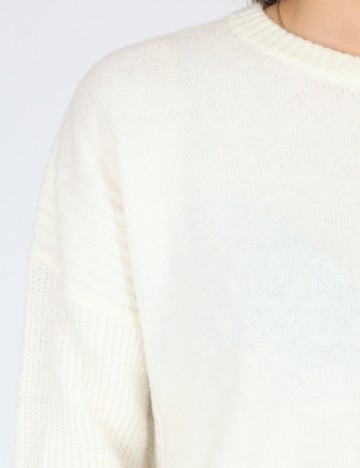 Bluza Oversize Bershka, alb