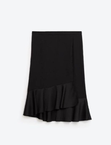 Fusta Zara, negru