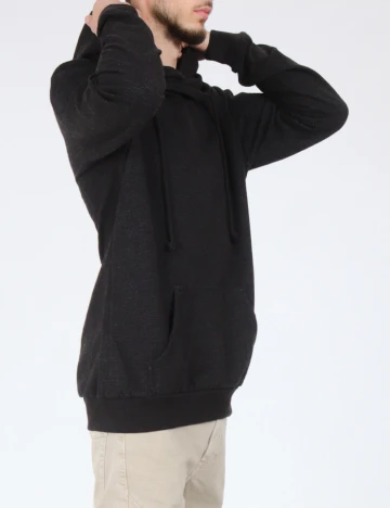 Hanorac Bershka, negru Negru