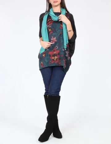 Esarfa Bershka, turcoaz Albastru