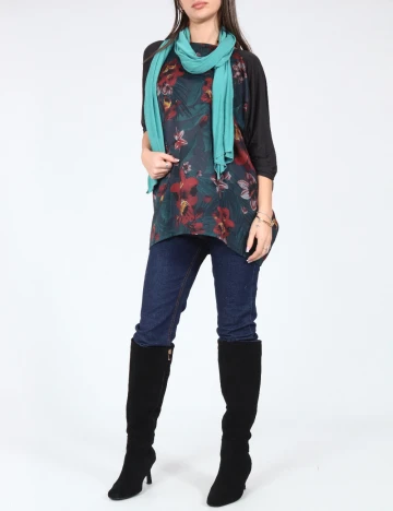 Esarfa Bershka, turcoaz Albastru