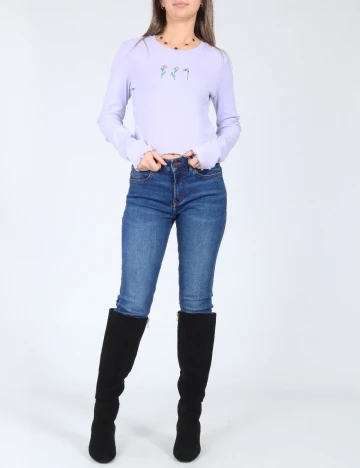 Bluza Bershka, mov Mov