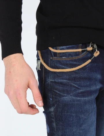 Blugi Pull&Bear, bleumarin Albastru