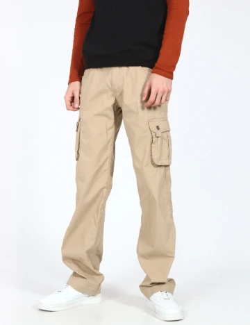 Pantaloni Zara, maro deschis Maro