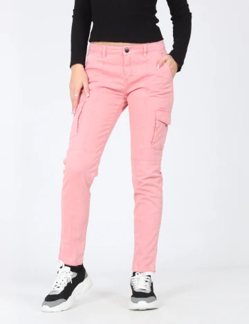 Pantaloni Zara, roz Roz