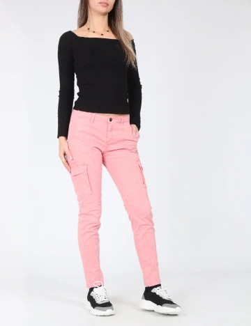 Pantaloni Zara, roz Roz