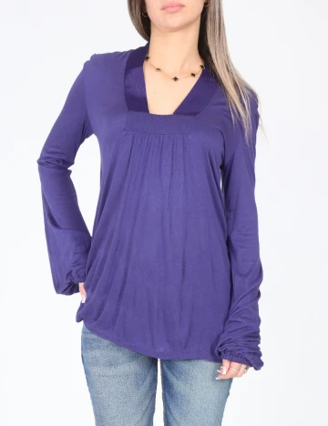 Bluza Zara, albastru inchis Albastru