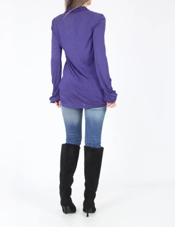 Bluza Zara, albastru inchis Albastru