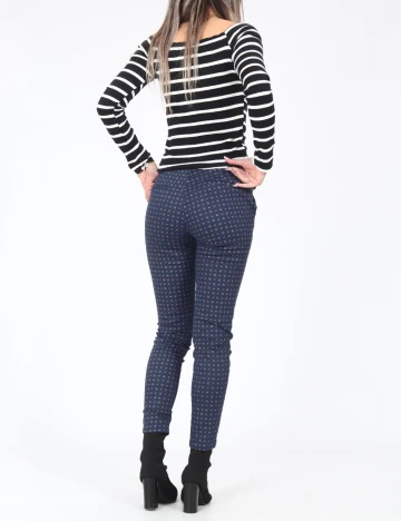 Pantaloni Pull&Bear, bleumarin Albastru