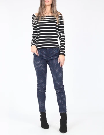 Pantaloni Pull&Bear, bleumarin Albastru