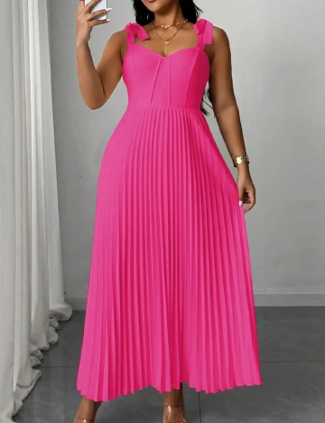 Rochie lunga SHEIN CURVE, roz Roz