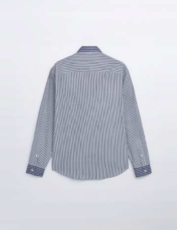 Camasa Zara, albastru/alb