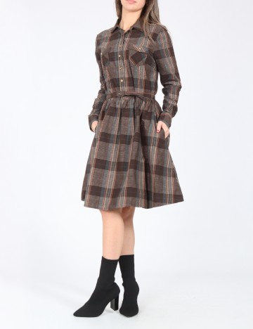 Rochie medie Zara, maro