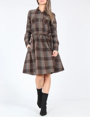 Rochie medie Zara, maro Maro