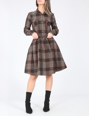 
						Rochie medie Zara, maro