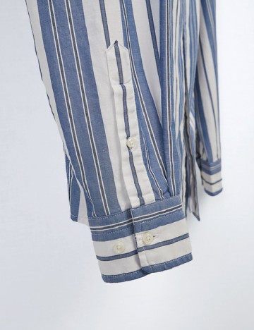 Camasa Zara, albastru/alb