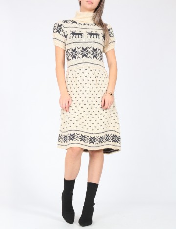 
						Rochie medie Zara, bej