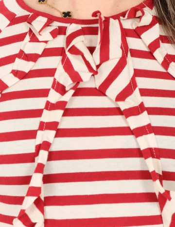 Bluza Zara, rosu/crem Rosu