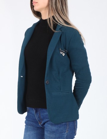 Sacou Bershka, albastru