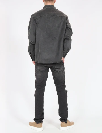 Jacheta Oversize Zara, gri inchis Gri