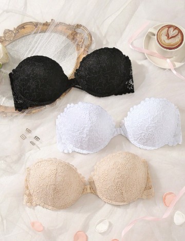 
						Set sutiene 3 bucati SHEIN, mix culori