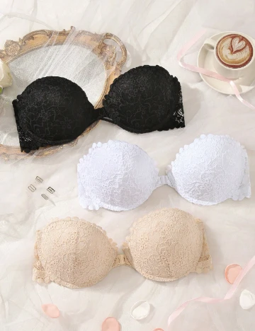 Set sutiene 3 bucati SHEIN, mix culori