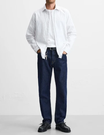 Camasa Zara, alb Alb