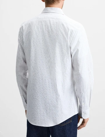 Camasa Zara, alb Alb