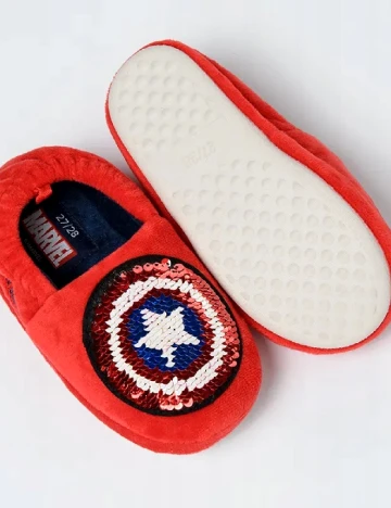 Papuci de Casa Cool Club, rosu Rosu