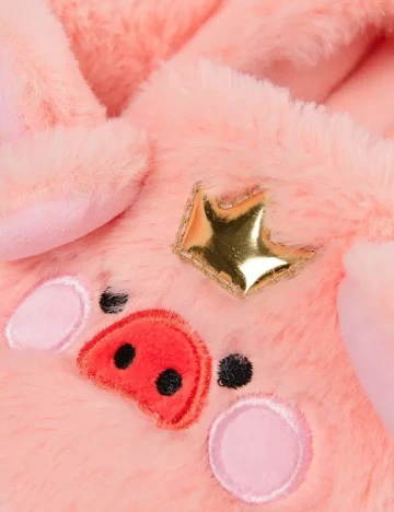 Papuci de Casa Cool Club, roz Roz