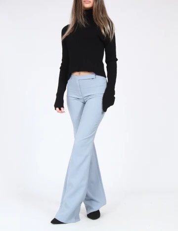 Pantaloni Bershka, albastru Albastru