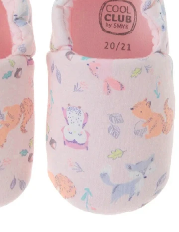 Papuci de Casa Cool Club, roz Roz