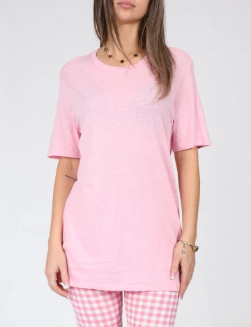 Tricou Bershka, roz Roz