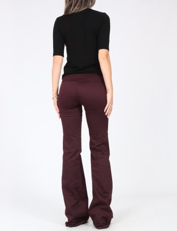 Pantaloni Bershka, pruna