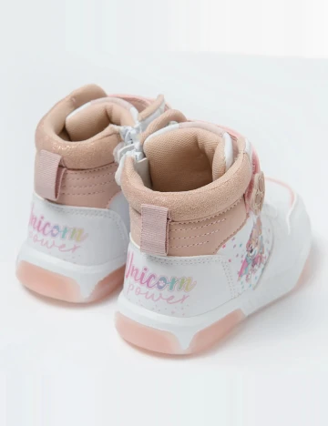 Adidasi cu luminite Cool Club, alb Alb