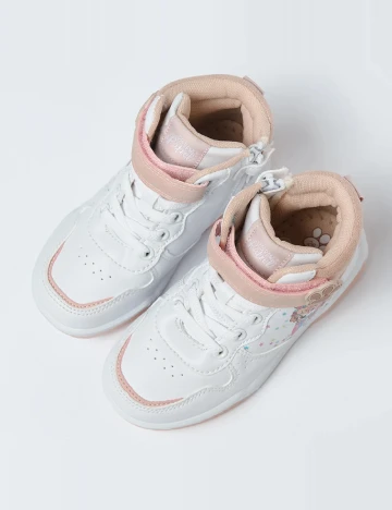 Adidasi cu luminite Cool Club, alb Alb