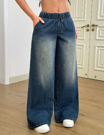 
						Blugi SHEIN, albastru