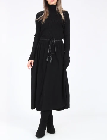 Fusta Zara, negru Negru