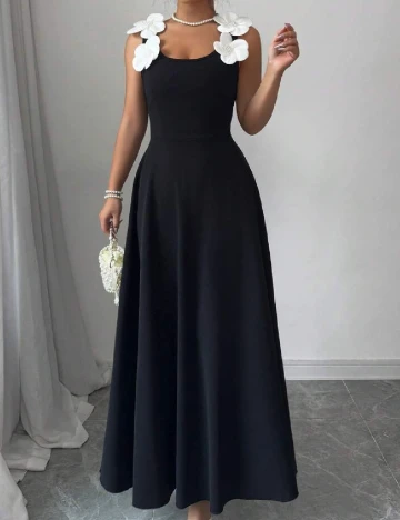 Rochie lunga SHEIN, negru Negru