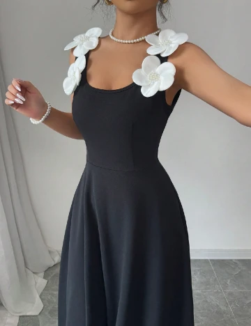 Rochie lunga SHEIN, negru Negru