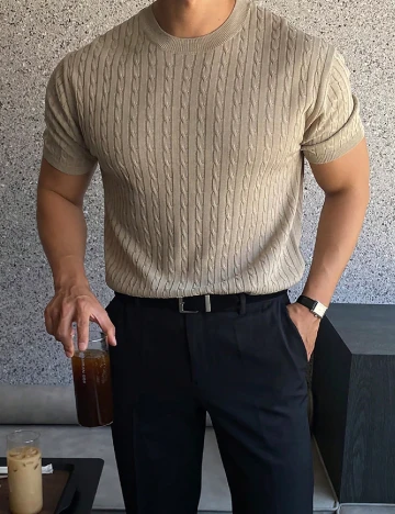 Bluza SHEIN, bej Crem