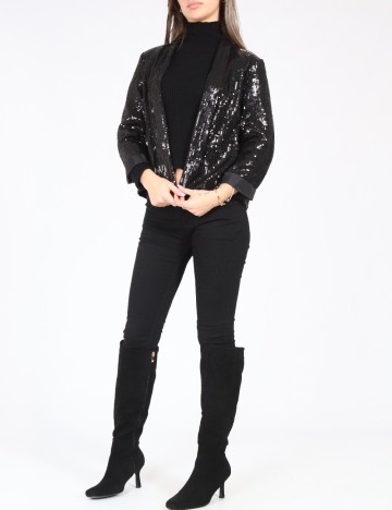 Blazer Bershka, negru