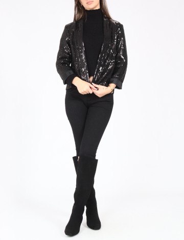 Blazer Bershka, negru