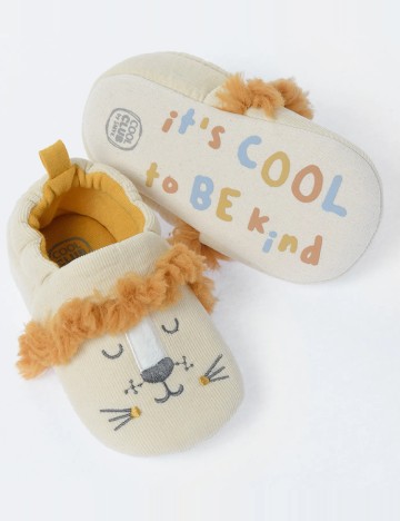 Papuci de Casa Cool Club, crem