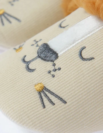 Papuci de Casa Cool Club, crem Crem